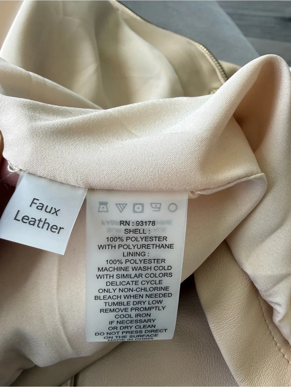 Elie Tahari Beige Women's Drawstring Utility Jacket